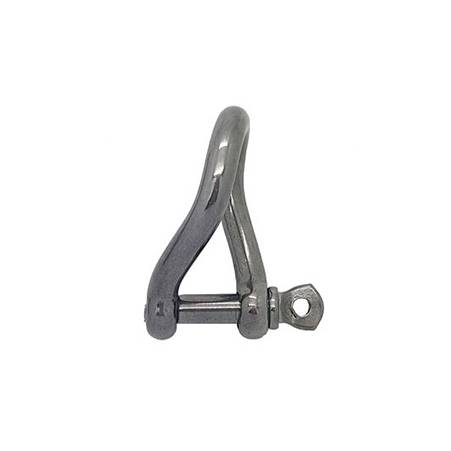 Stainless Steel Twisted D Shackles